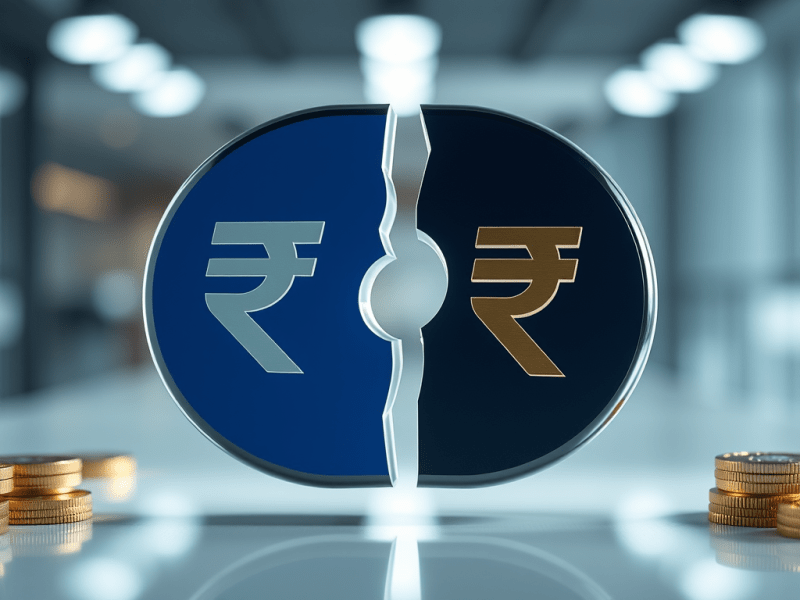 How Share Capital will be treated in case of Demerger b/w Listed Holding Company and its Subsidiary