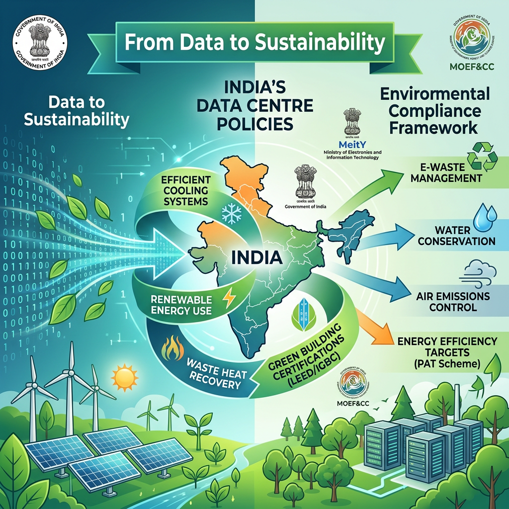 Indian data centre sustainability and environmental compliance